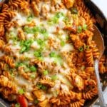 Chicken Fajita Pasta {One Pan Recipe} Recipe