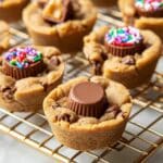 Chocolate Chip Cookie Cups with Mini Candies Recipe