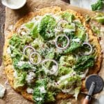 Chicken Crust Caesar Salad Pizza Recipe