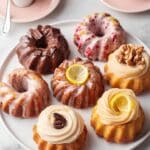 Mini Bundt Cakes with Vanilla Glaze Recipe