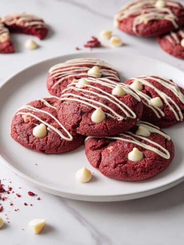Red Velvet Cookies with White Chocolate Chips Recipe