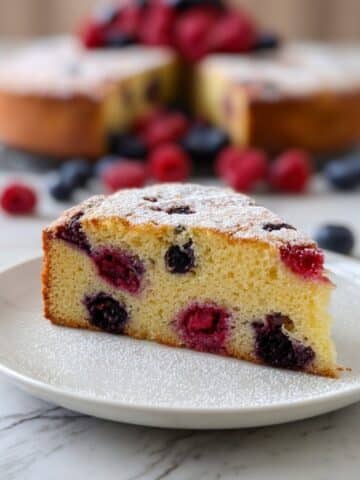 Easy Ricotta Cake with Fresh Berries Recipe