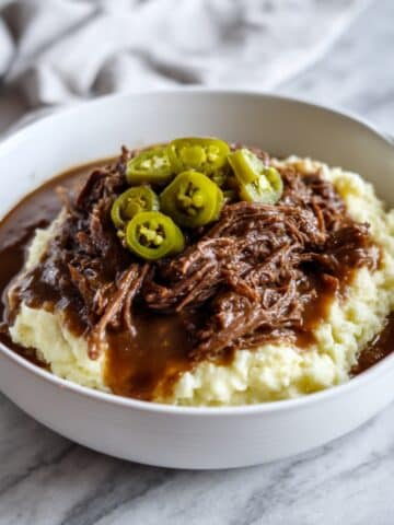 Slow Cooker Pot Roast with Pepperoncini and Thyme Recipe