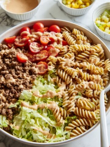 Cheeseburger Pasta Salad Recipe