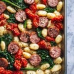 Sheet Pan Gnocchi and Sausage with Herb Dressing Recipe