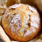 Dutch Oven No Knead Crusty Bread Recipe