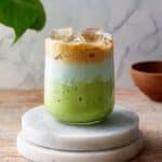 Iced Dirty Matcha Latte Recipe