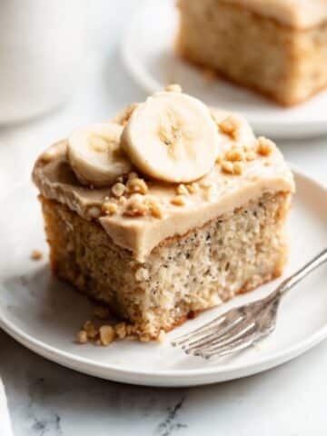 Banana Bread Bars with Peanut Butter Cream Cheese Frosting Recipe