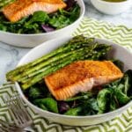 Salmon and Asparagus Salad with Lemon Dijon Vinaigrette Recipe