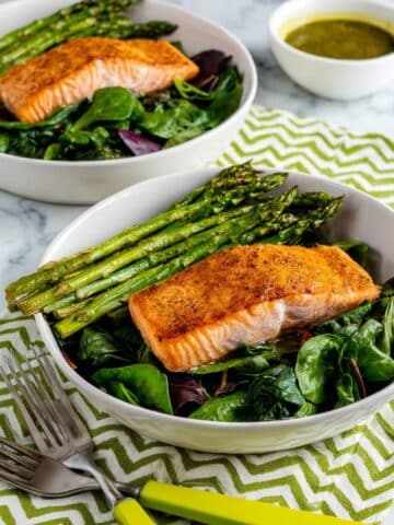 Salmon and Asparagus Salad with Lemon Dijon Vinaigrette Recipe