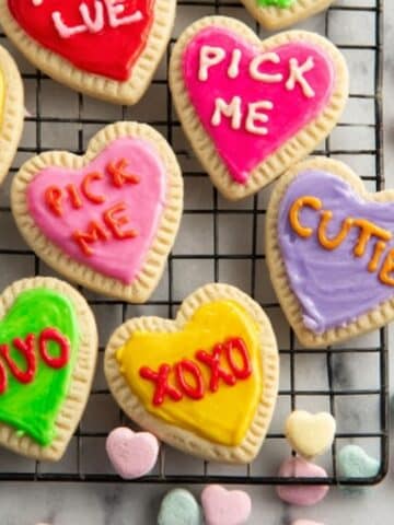 Conversation Heart Pop Tarts Recipe