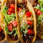 Crispy Ground Beef Tacos Recipe