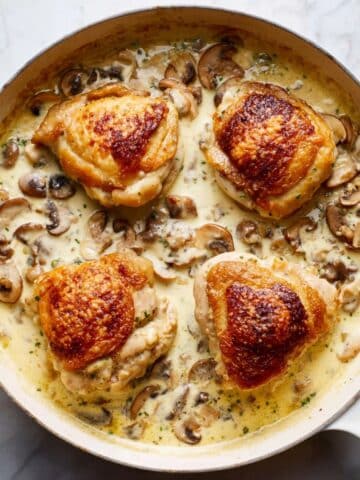 Garlic Butter Mushroom Stuffed Chicken Recipe