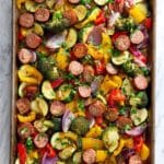 Sheet Pan Sausage and Veggies Recipe