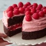 Chocolate Raspberry Cake with Raspberry Filling and Buttercream Recipe
