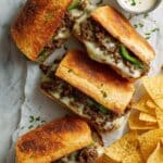 Ground Beef Philly Cheesesteak Sandwich Recipe