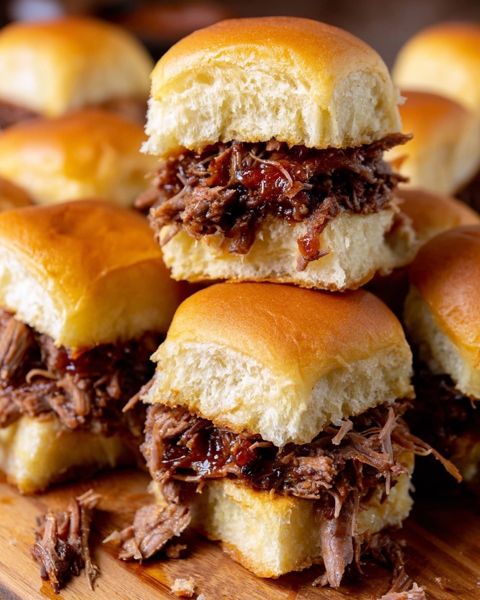Smoked BBQ Beef Sliders: Irresistibly Tender & Flavorful