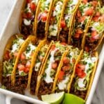 Baked Beef Tacos Recipe