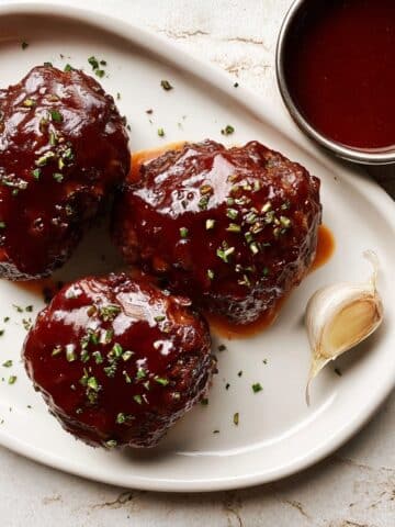 Mini Meatloaves with Ketchup-Brown Sugar Glaze Recipe