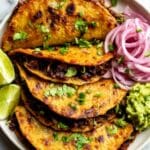 Crispy Sheet Pan Black Bean Tacos (Vegetarian) Recipe