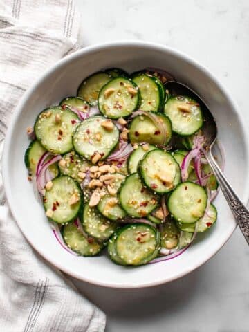 Sweet and Tangy Thai Cucumber Salad Recipe