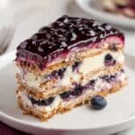 Easy Lemon Blueberry Icebox Cake Recipe