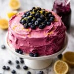 Blueberry Frosting with Fresh Blueberries (Dairy Free!) Recipe