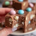 Creamy Slow Cooker Easter Fudge Recipe