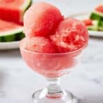 Watermelon Lime Sorbet Recipe