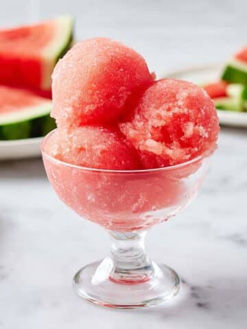 Watermelon Lime Sorbet Recipe