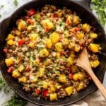 Mexican Ground Beef and Potato Skillet Recipe