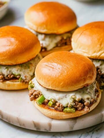 Philly Cheesesteak Sloppy Joes Recipe