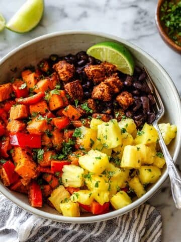 Cajun Chicken Bowls with Avocado, Black Beans & Sweet Potatoes Recipe