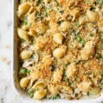 Creamy Tuna Pasta Casserole with Parmesan and Ritz Cracker Topping Recipe