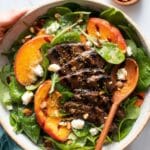Grilled Steak and Peach Salad Recipe