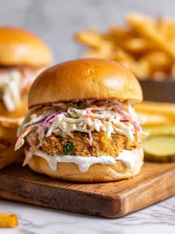 Crispy Oven-Baked Fish Sandwiches with Tartar Sauce Recipe