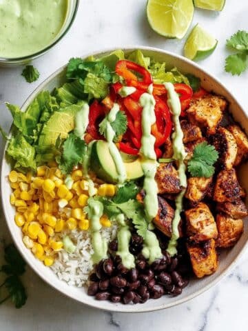 Chicken Fajita Burrito Bowl Recipe