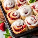 Strawberry Cheesecake Cinnabon Rolls Recipe