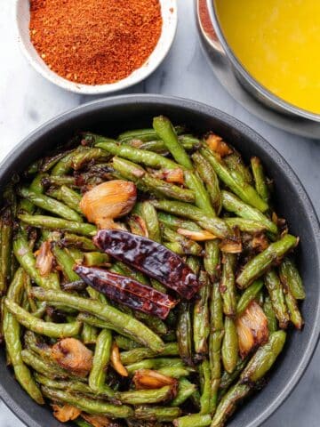 Beans Talasani (Easy Green Beans Stir Fry Recipe) Recipe