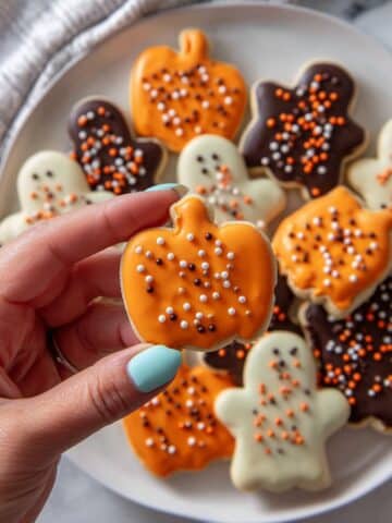 Homemade Halloween Frosted Animal Cookies Recipe