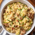 Cheesy Sausage Zucchini Casserole Recipe