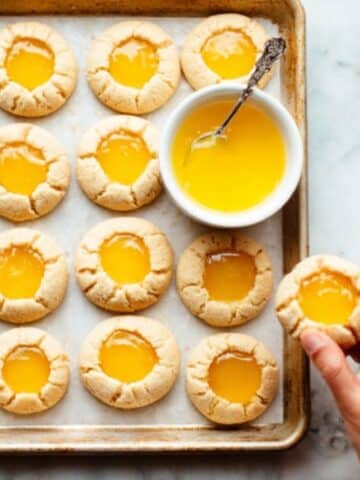 Lemon Thumbprint Cookies Recipe