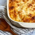 Cheesy Baked Tortellini Casserole With Meat Sauce Recipe