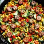 Sausage and Veggies Skillet - 30 Minute One-Pan Meal Recipe