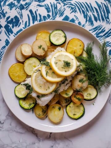 Baked Cod with Lemon and Dill Recipe