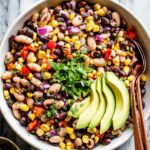 Texas Caviar Dip with Lime and Fresh Vegetables Recipe