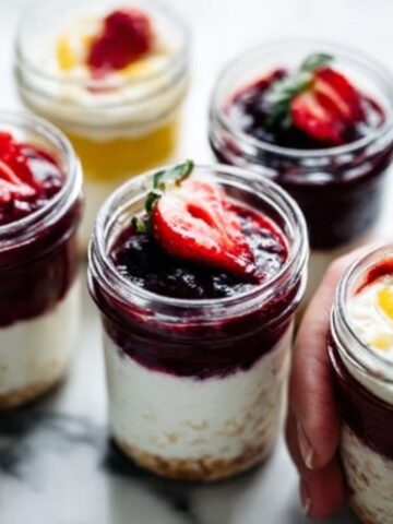 No Bake Cheesecake Jars Recipe
