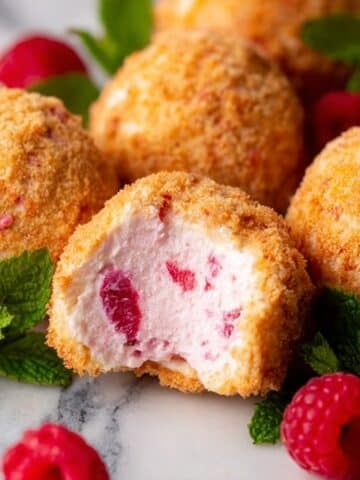 Raspberry No Bake Cheesecake Bites Recipe