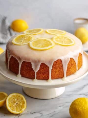 Lemon Olive Oil Cake with Lemon Glaze Recipe