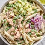 Tuna Pasta Salad with Avocado and Dill Recipe